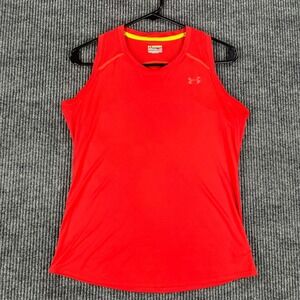 Under Armour Tank Top Shirt Womens Medium Semi-Fitted Pink Sleeveless Activewear